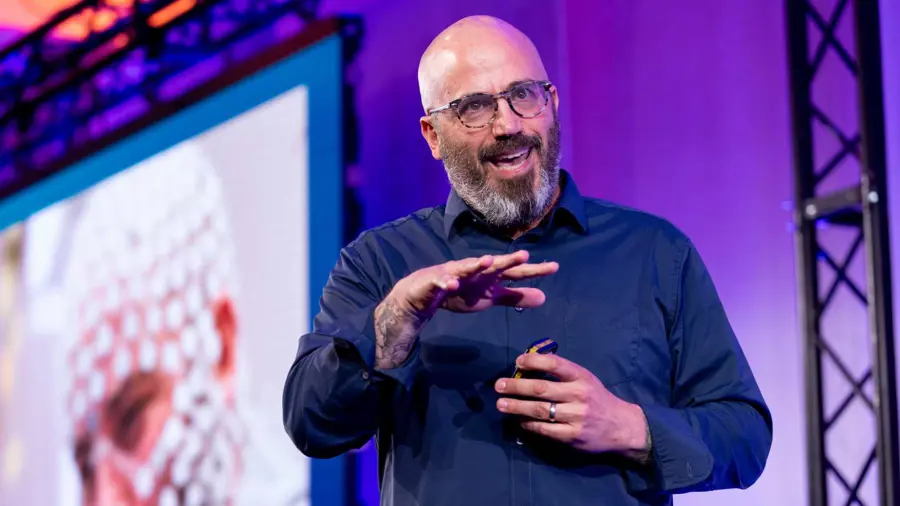 Jon Nelson speaking at the ARIA Summit 2025